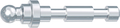 Analogue d'implant à tête sphérique, ø 2.25 mm