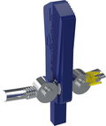 Écarteur à guide frontal pour mandibule selon Müller