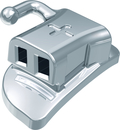 Ortho-Cast M-Series, tube vestibulaire, double rectangulaire, dent 17-16, torque -9°, offset +10°, gorge 22