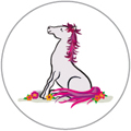 Décalcomanie Poney rose
