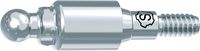 tioLogic® TWINFIT pilier à tête sphérique S, platform, GH 4.5 mm, ø 2.25 mm