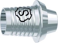 tioLogic® TWINFIT base à coller en titane CAD/CAM S, platform, avec vis AnoTite