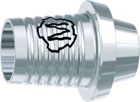 tioLogic® TWINFIT base à coller en titane CAD/CAM M, platform, avec vis AnoTite