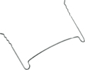 Arc vestibulaire Noninium® standard, Longueur 46 mm