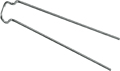 Crochets Adams Noninium®, Longueur 7 mm
