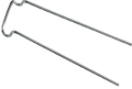 Crochets Adams Noninium®, Longueur 11 mm