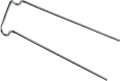 Crochets Adams Noninium®, Longueur 12 mm