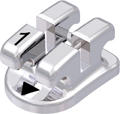 discovery®, bracket en métal, dent 41, torque 0°, angulation 0°, Standard Edgewise 18