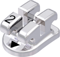 discovery®, bracket en métal, dent 42, torque 0°, angulation 0°, Standard Edgewise 18