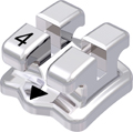 discovery®, bracket en métal, dent 44, torque 0°, angulation 0°, Standard Edgewise 18