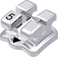 discovery®, bracket en métal, dent 45, torque 0°, angulation 0°, Standard Edgewise 18