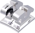 equilibrium® 2, bracket en métal, dent 41, torque -1°, angulation 0°, Roth 18