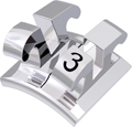 equilibrium® 2, bracket en métal, dent 33, torque +7°, angulation +5°, Ricketts® Universal 18