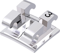 equilibrium® 2, bracket en métal, dent 23, torque 0°, angulation 0°, Standard Edgewise 18