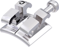 equilibrium® 2, bracket en métal avec crochet, dent 15, torque -7°, angulation 0°, Roth 18
