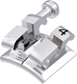 equilibrium® 2, bracket en métal avec crochet, dent 24, torque -7°, angulation 0°, Roth 18