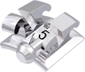 equilibrium® 2, bracket en métal avec crochet, dent 35, torque -22°, angulation 0°, Roth 18