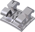 equilibrium® ti, bracket en titane, dent 11, torque +17°, angulation +4°, McLaughlin-Bennett-Trevisi** 18