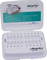 discovery® pearl, brackets en céramique, crochet sur 3èmes, 1 cas, dent 13-11 / 21-23, Roth 18, sans positionneur