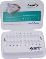 discovery® pearl, brackets en céramique, crochet sur 3èmes, 1 cas, dent 15-11 / 21-25, Roth 18, sans positionneur