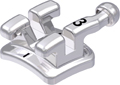 discovery® smart, bracket en métal avec crochet, dent 23, torque -2°, angulation +13°, Roth 18