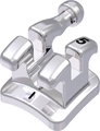 discovery® smart, bracket en métal avec crochet, dent 25, torque -7°, angulation 0°, McLaughlin-Bennett-Trevisi** 18