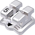 discovery®, bracket en métal, dent 45, torque 0°, angulation 0°, Standard Edgewise 22