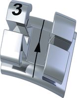 equilibrium® 2, bracket en métal, dent 13, torque -2°, angulation +13°, Roth 22