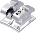 equilibrium® 2, bracket en métal, dent 32, torque -1°, angulation 0°, Roth 22