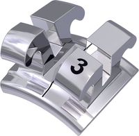 equilibrium® 2, bracket en métal, dent 33, torque -11°, angulation +7°, Roth 22