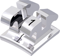 equilibrium® 2, bracket en métal, dent 31, torque -6°, angulation 0°, McLaughlin-Bennett-Trevisi** 22