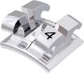 equilibrium® 2, bracket en métal, dent 34, torque 0°, angulation 0°, Standard Edgewise 22