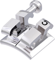 equilibrium® 2, bracket en métal avec crochet, dent 25, torque -7°, angulation 0°, Roth 22