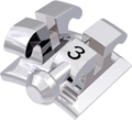 equilibrium® 2, bracket en métal avec crochet, dent 33, torque 0°, angulation +3°, McLaughlin-Bennett-Trevisi** 22