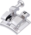 equilibrium® mini, bracket en métal avec crochet, dent 24, torque -7°, angulation 0°, Roth 22
