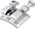 equilibrium® mini, bracket en métal avec crochet, dent 14, torque -7°, angulation 0°, McLaughlin-Bennett-Trevisi** 22