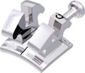 equilibrium® mini, bracket en métal avec crochet, dent 15, torque -7°, angulation 0°, McLaughlin-Bennett-Trevisi** 22