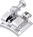 equilibrium® mini, bracket en métal avec crochet, dent 24, torque -7°, angulation 0°, McLaughlin-Bennett-Trevisi** 22