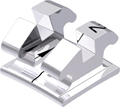 equilibrium® mini, bracket en métal, dent 22, torque +10°, angulation +8°, McLaughlin-Bennett-Trevisi** 22