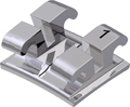 equilibrium® ti, bracket en titane, dent 21, torque +12°, angulation +5°, Roth 22