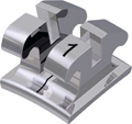 equilibrium® ti, bracket en titane, dent 31, torque -6°, angulation 0°, McLaughlin-Bennett-Trevisi** 22