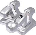 discovery® smart, bracket en métal avec crochet, dent 33, torque -11°, angulation +7°, Roth 22