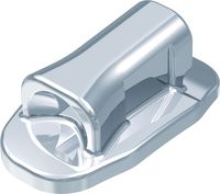 Ortho-Cast, tube vestibulaire DB, simple rectangulaire, dent 17-16 / 26-27 / 47-46 / 36-37 torque 0°, offset +6°, gorge 22
