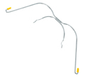 Face Bow (arc facial) medium, avec anses de contention 83 mm, jaune