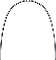 Arc idéal rematitan® LITE avec dimple, maxillaire, rectangulaire 0,53 x 0,64 mm / 21 x 25