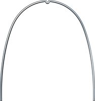 Arc idéal rematitan® LITE avec dimple, mandibule, forme étroite, rectangulaire 0,41 x 0,41 mm / 16 x 16