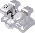 discovery®, bracket en métal avec crochet, dent 33, torque -11°, angulation +7°, Roth 18