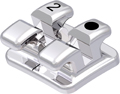 discovery®, bracket en métal, dent 22, torque +14°, angulation +8°, Ricketts® – IV. dim., Universal / Hilgers 18
