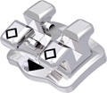discovery®, bracket en métal, dent 45 / 35, torque -14°, angulation 0°, Ricketts® Universal 18