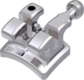 topic, bracket en métal sans nickel avec crochet, dent 15-14, torque -7°, angulation 0°, Roth 18